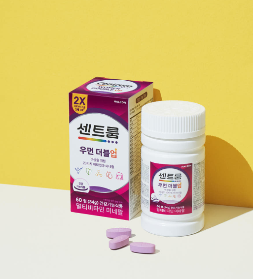 센트룸 우먼 실버 추천 더블업 60정 1개